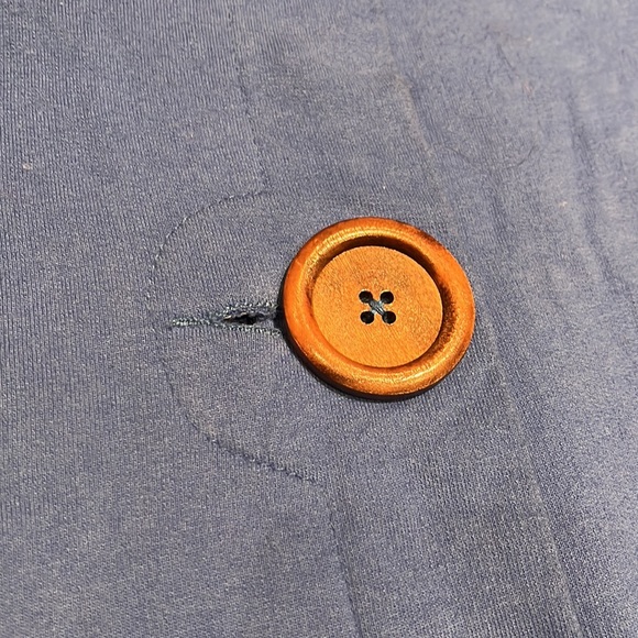 Royal Blue High Neck 3/4 Sleeve - Picture 4 of 4